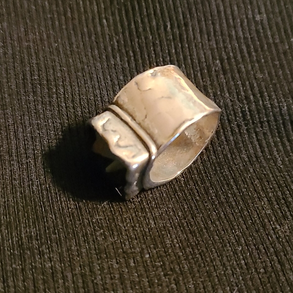Silpada Sterling & Brown Quartz Ring - Picture 2 of 3